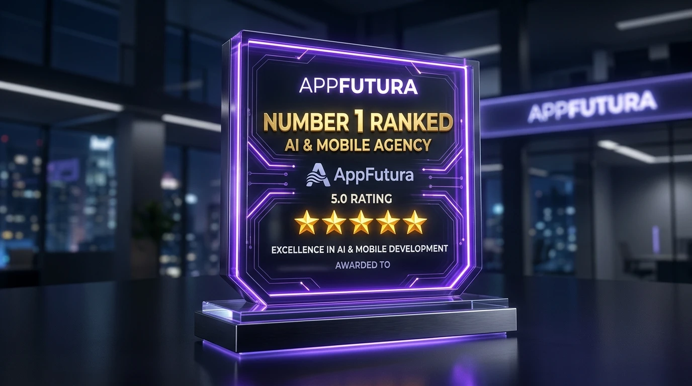 AppFutura #1 Ranked AI & Mobile Agency Trophy