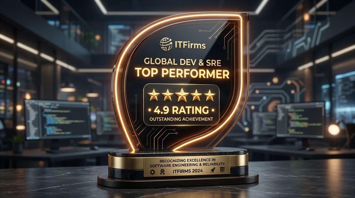 ITFirms Global Dev & SRE Top Performer Trophy