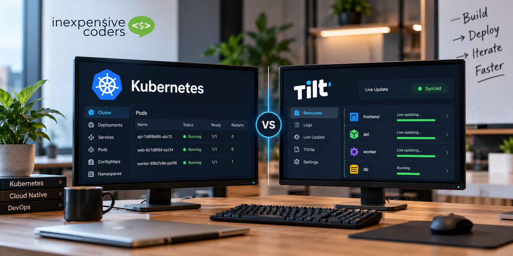 Difference Between Kubernetes and Tilt