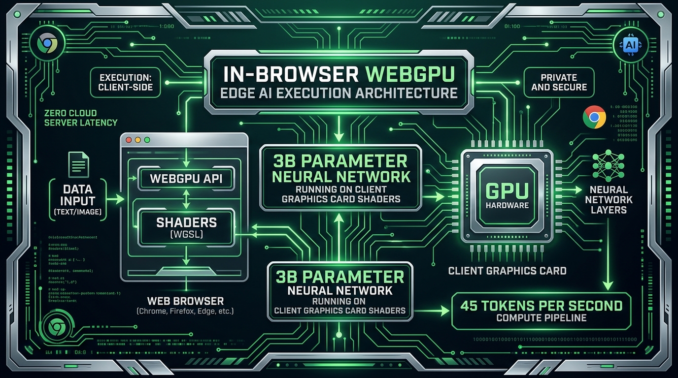 Zero-Cloud AI: Running 3B LLMs in Browser at 45 Tokens/sec with WebGPU