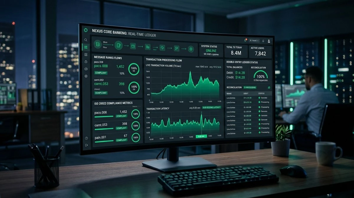 High-Frequency Core Banking & Ledger Case Study