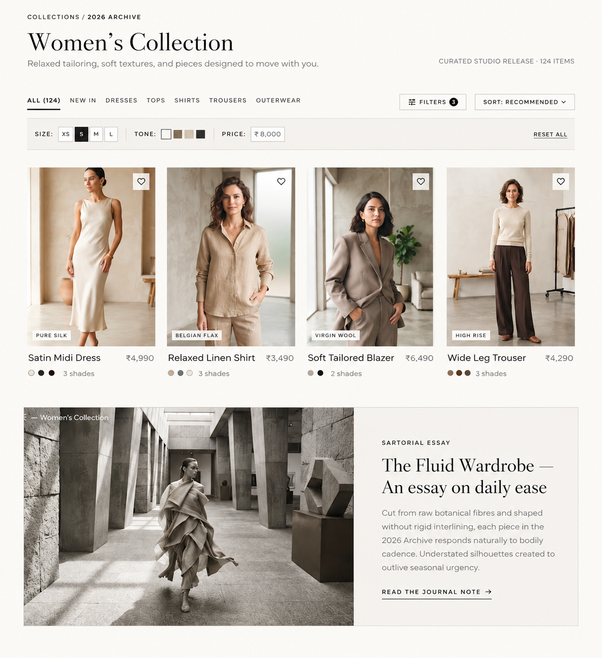 Boutique E-Commerce Storefront & Visual Merchandising