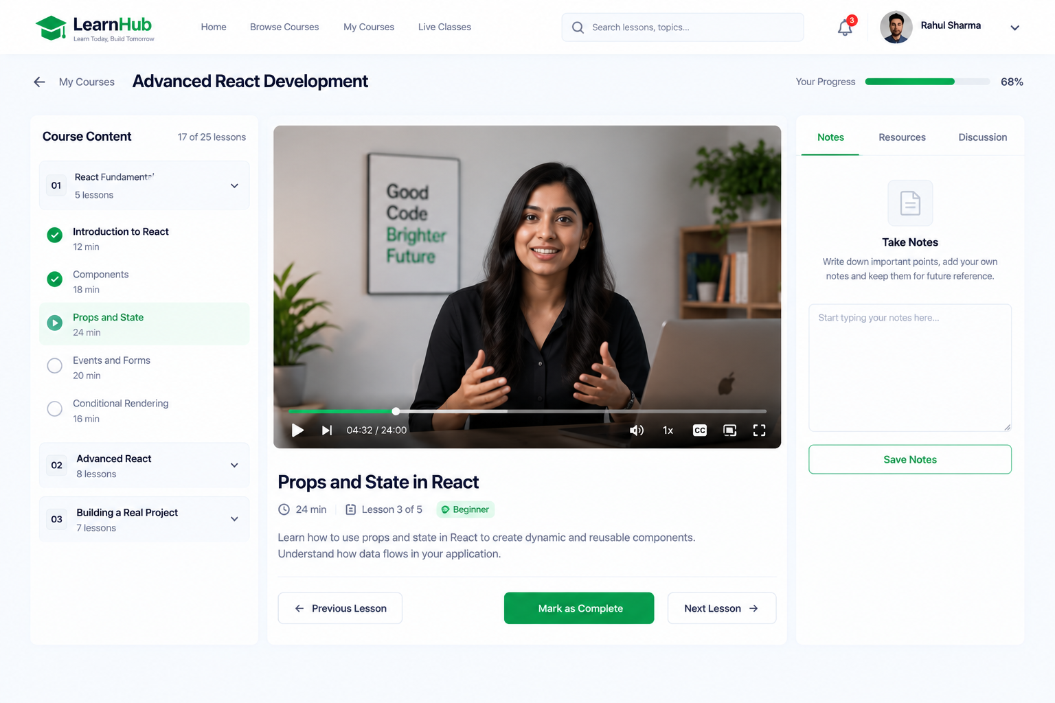 LMS Video Streaming Engine & Student Assessment Player